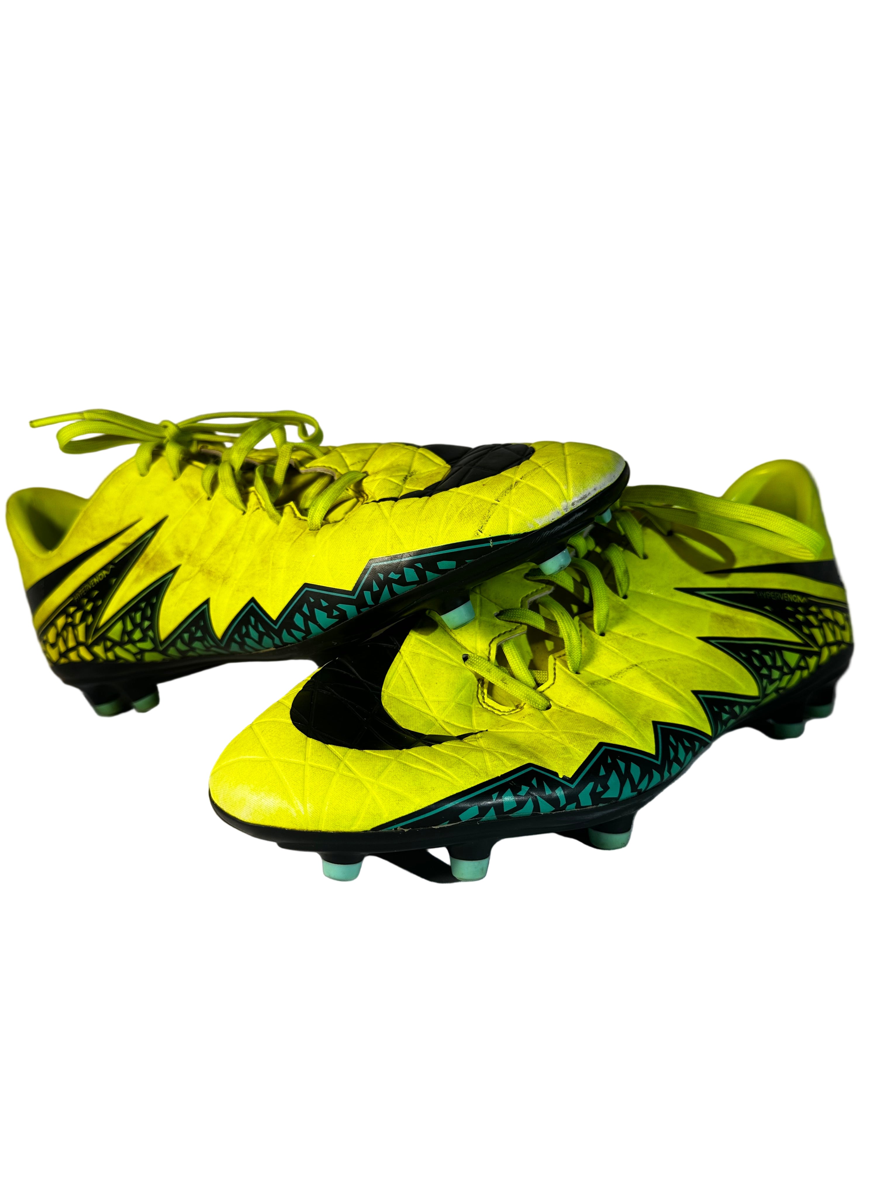 Nike Hypervenom Phinish II Soccer Cleats – Neon Green – Lightweight Firm Ground Boots