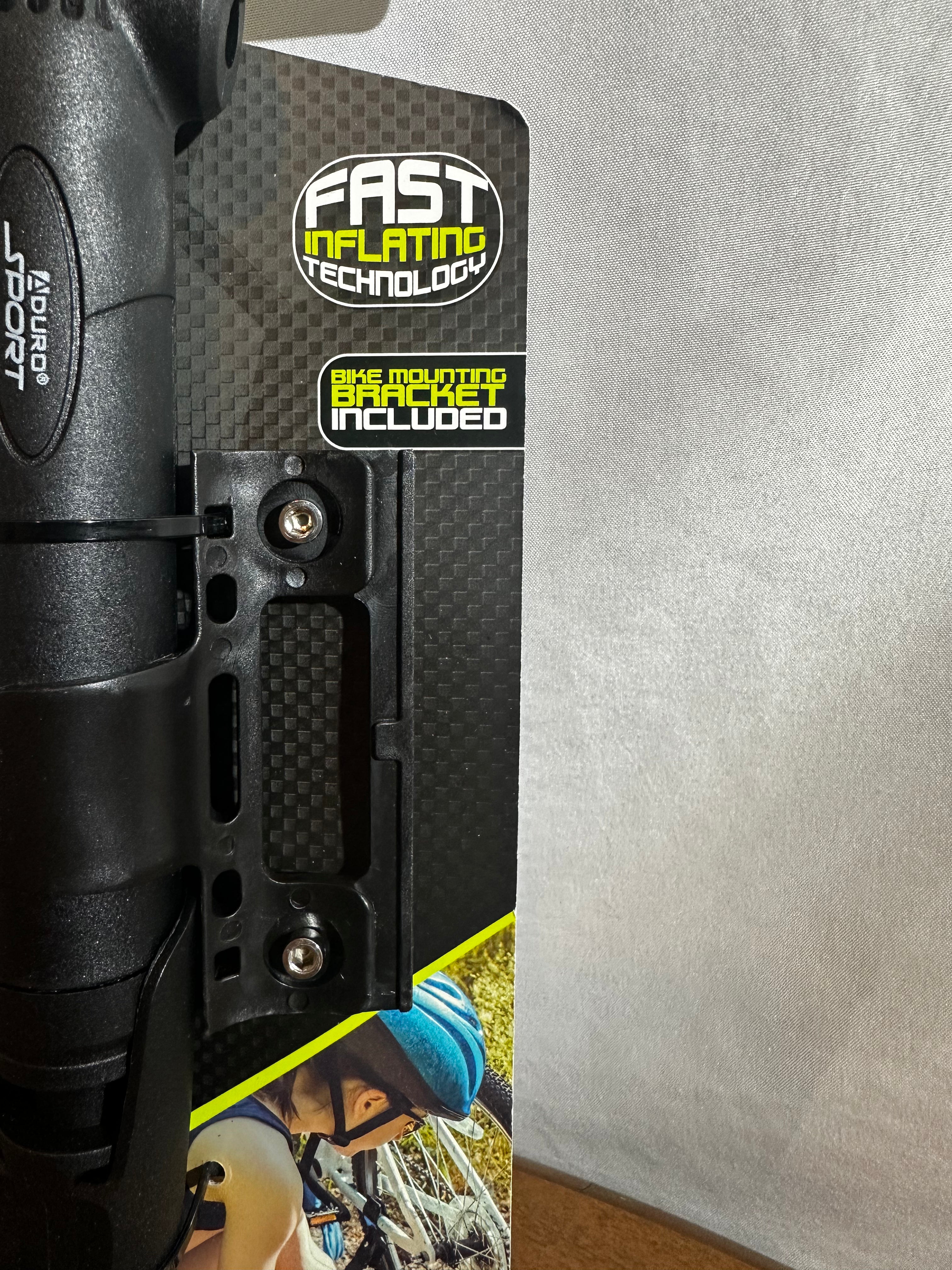 Aduro Sport Cycle Mini High-Pressure Bike Pump with Mount