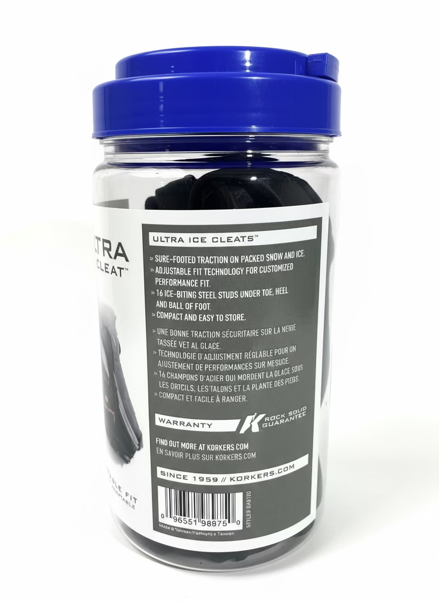 Korkers Ultra Ice Cleats – Adjustable Traction