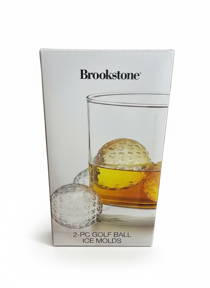 Brookstone – 2-Piece Golf Ball Ice Molds