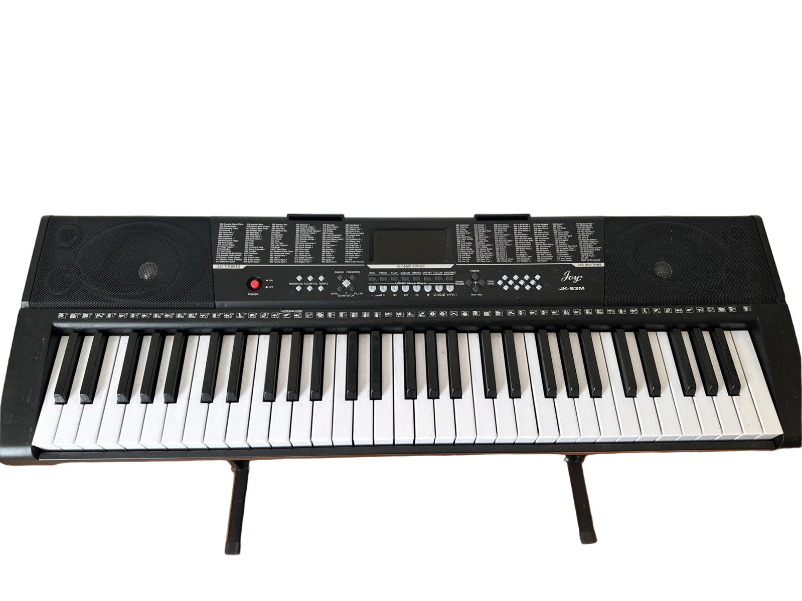 Joy JK-63M 61key Standard Keys Keyboard with stand.
