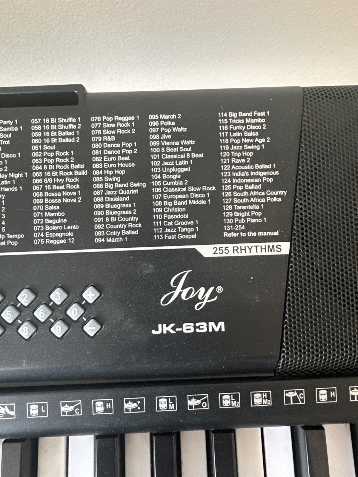 Joy JK-63M 61key Standard Keys Keyboard with stand.