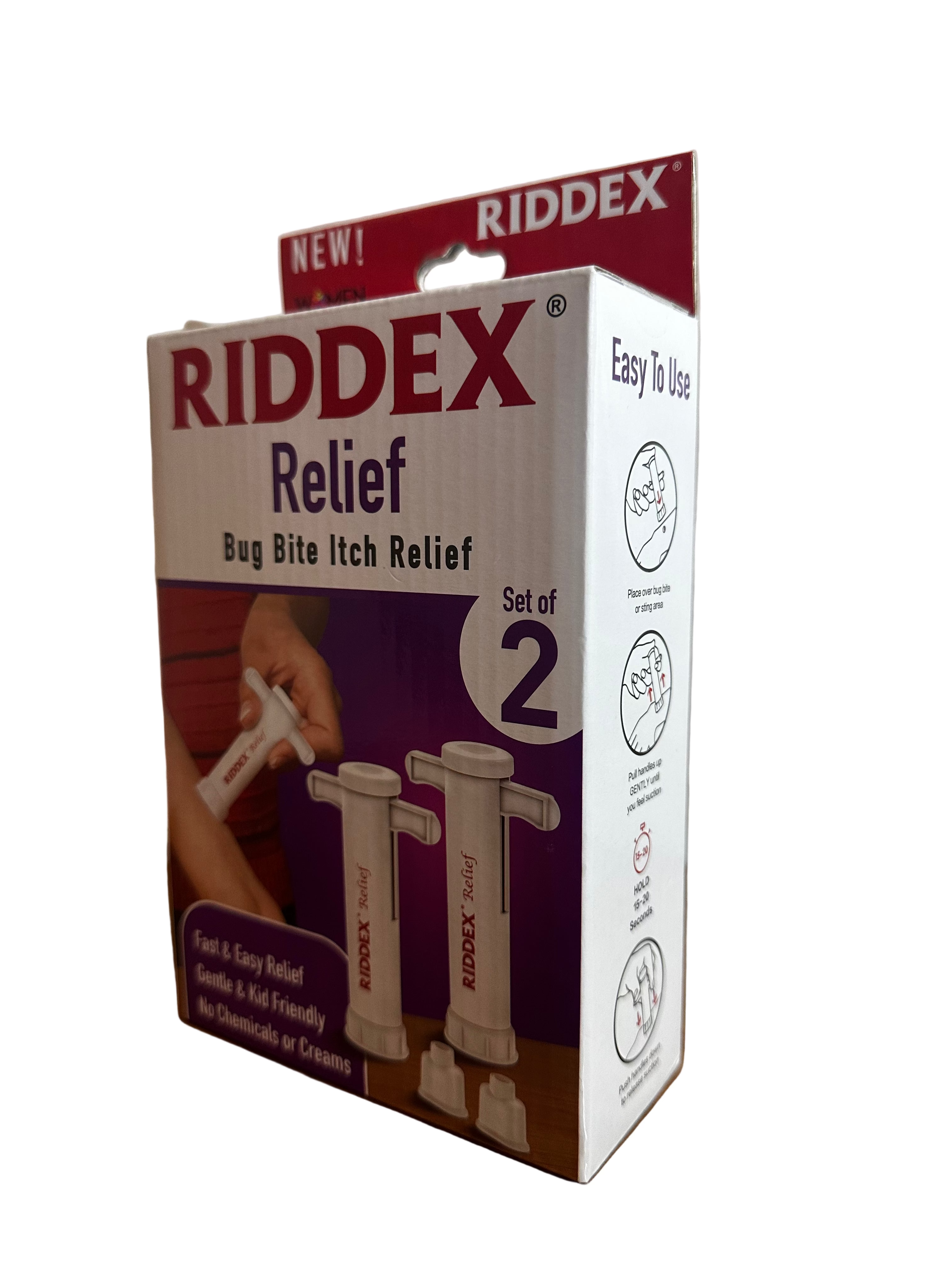 RIDDEX Relief Bug Bite Itch Relief Tool – Set of 2