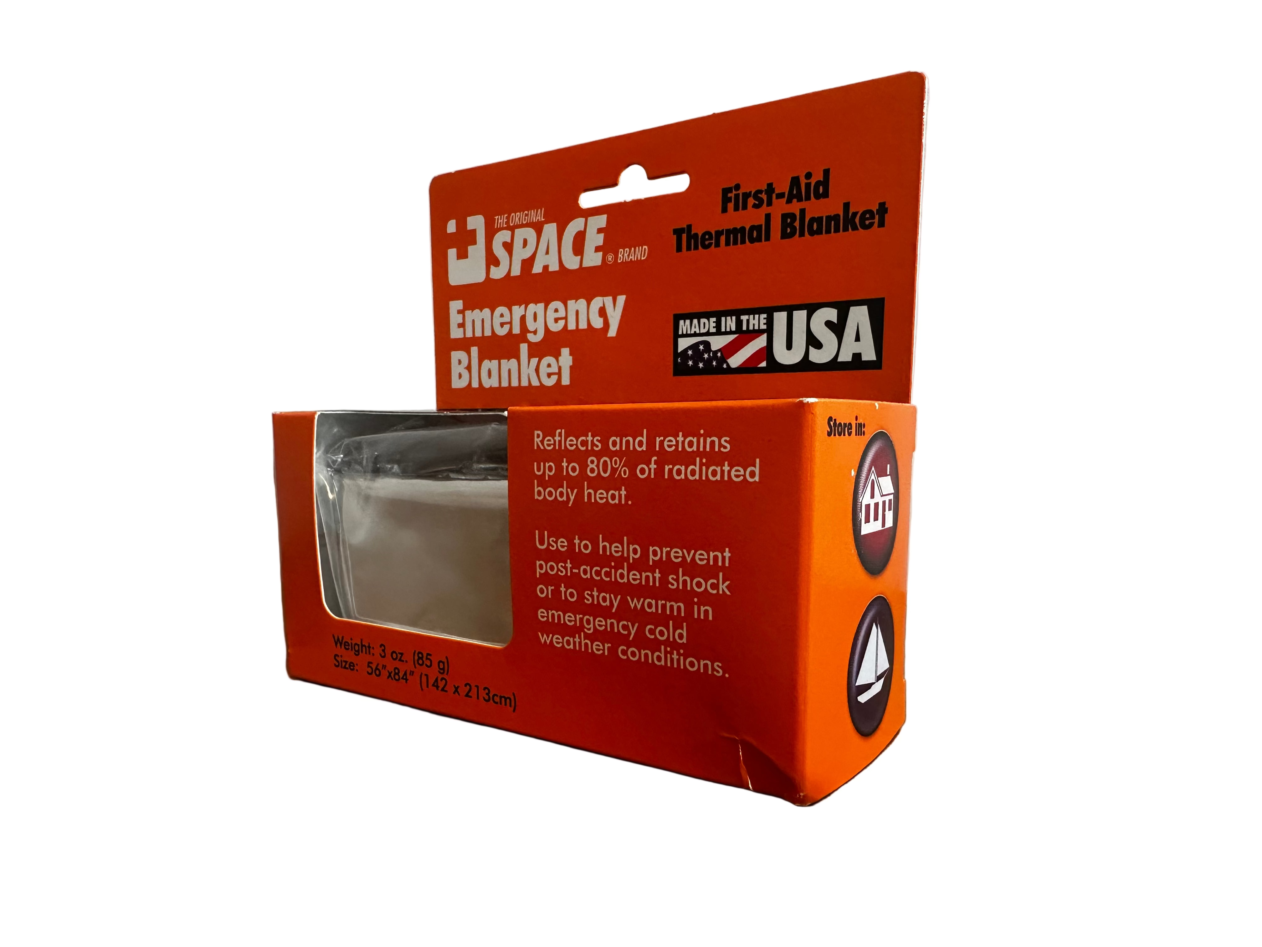 Space Brand Emergency Thermal Blanket – First-Aid Survival Blanket