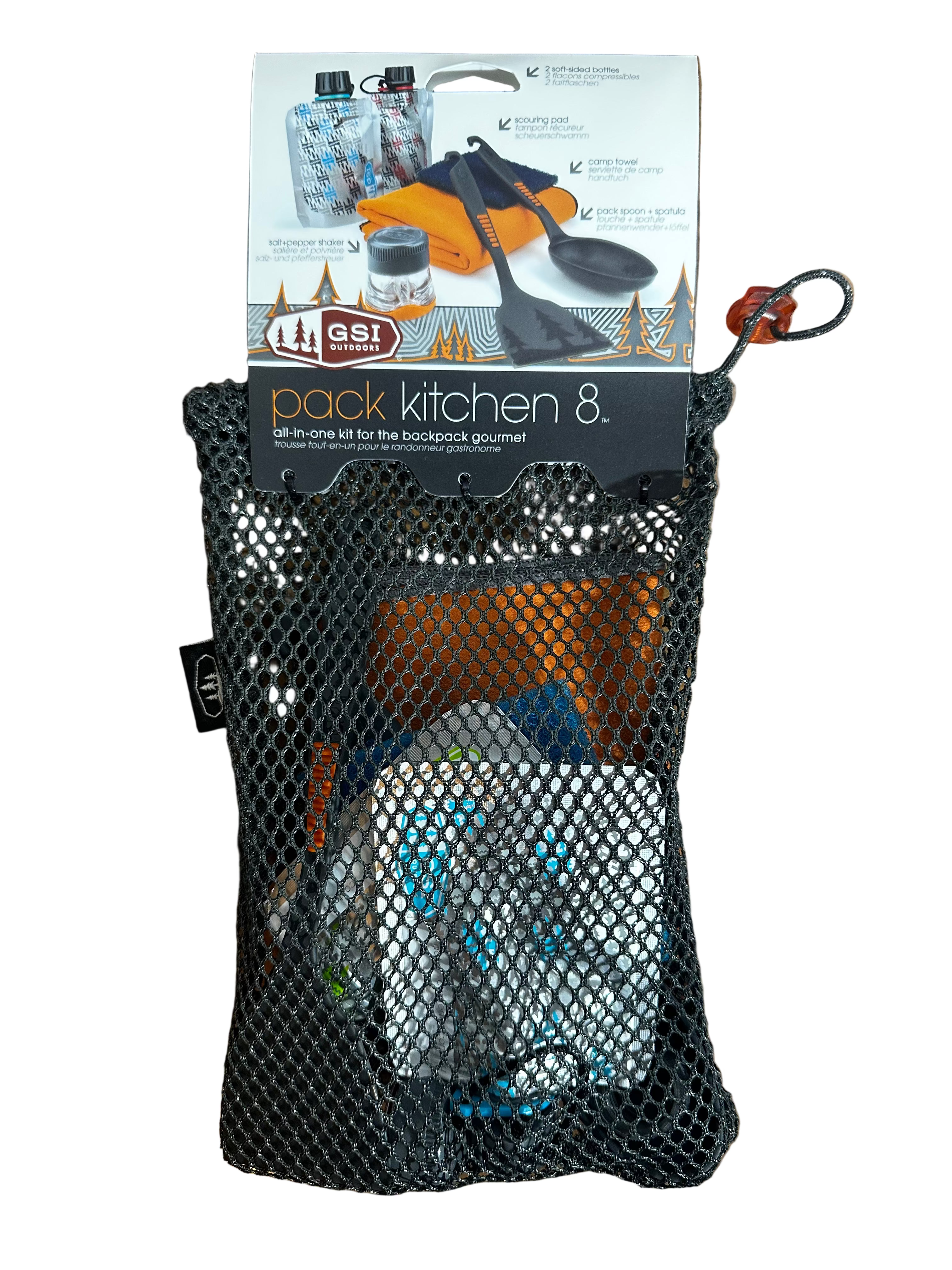 GSI Outdoors Pack Kitchen 8 — Compact Backpacking Cook Kit