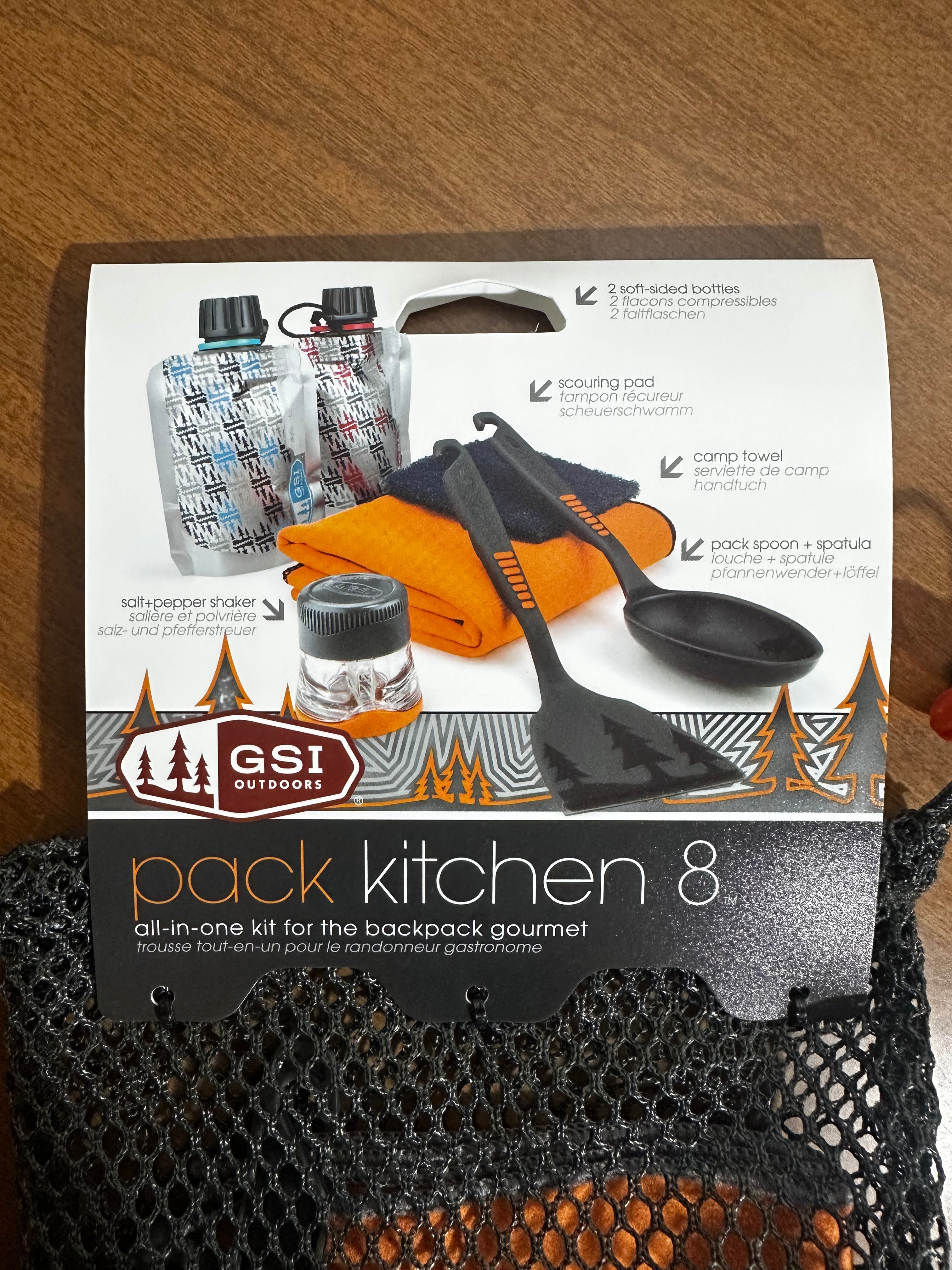 GSI Outdoors Pack Kitchen 8 — Compact Backpacking Cook Kit