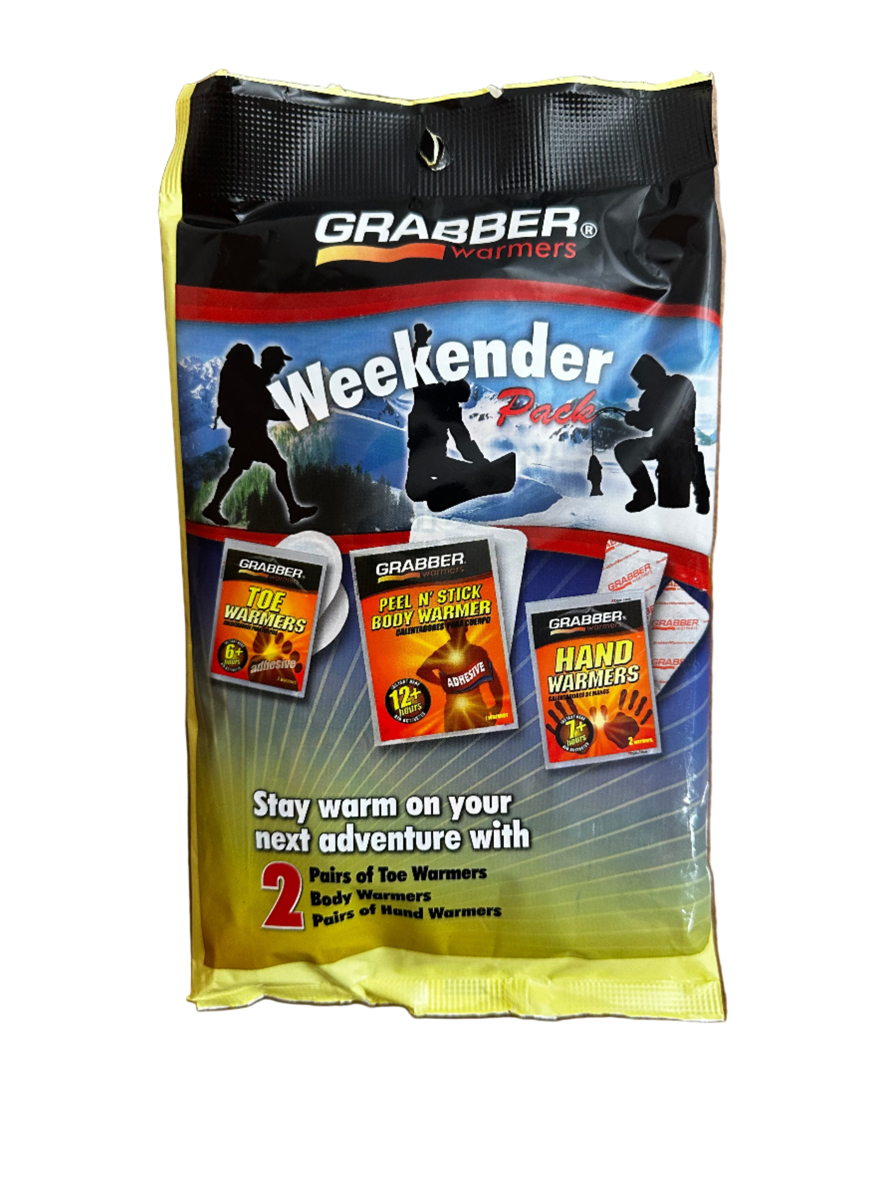 Grabber Warmers Weekender Pack – Hand, Body, and Toe Warmers (2 Pairs Each)