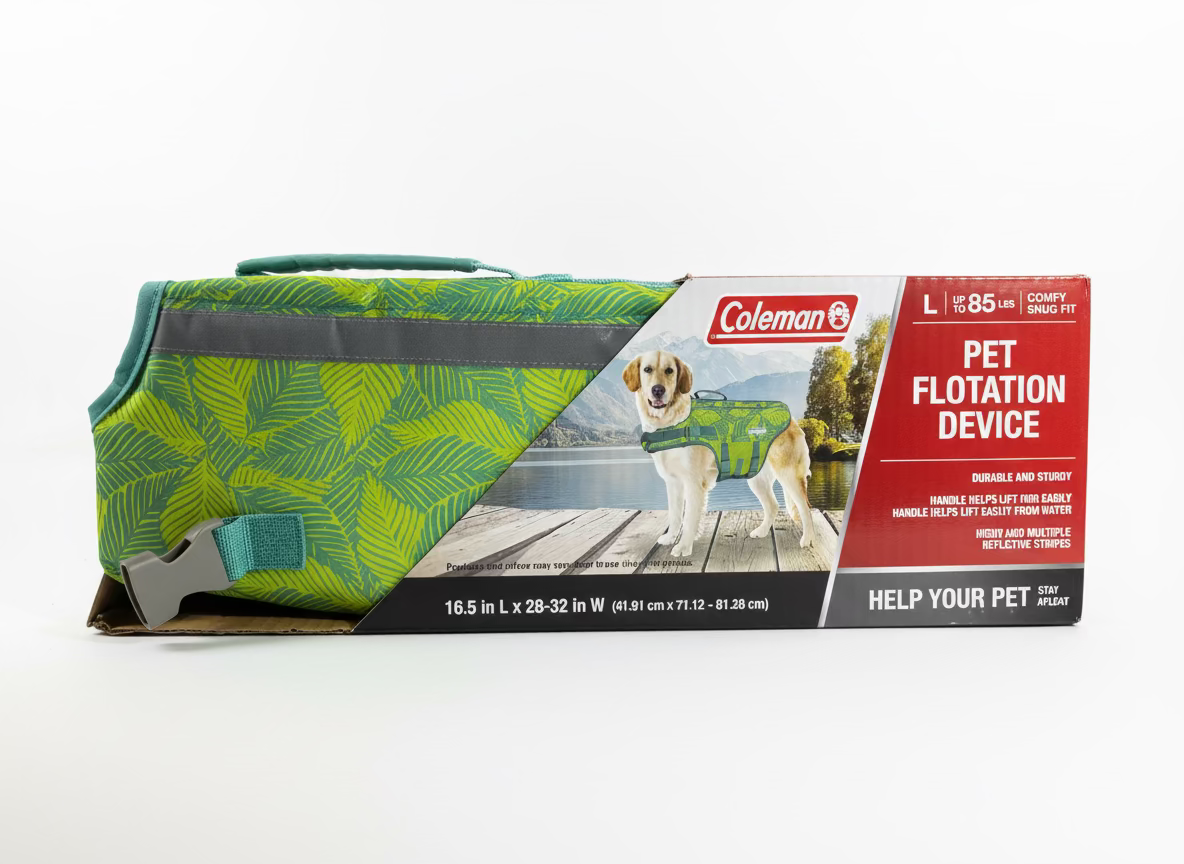 Coleman Pet Flotation Device – Size L (Up to 85 lbs)
