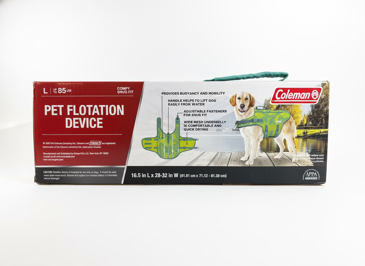 Coleman Pet Flotation Device – Size L (Up to 85 lbs)