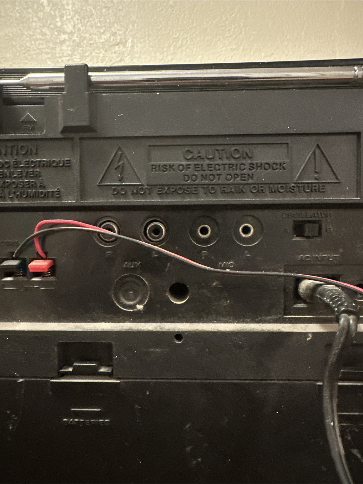 GE 2+2 dual cassette dubbing system model 3-5671A