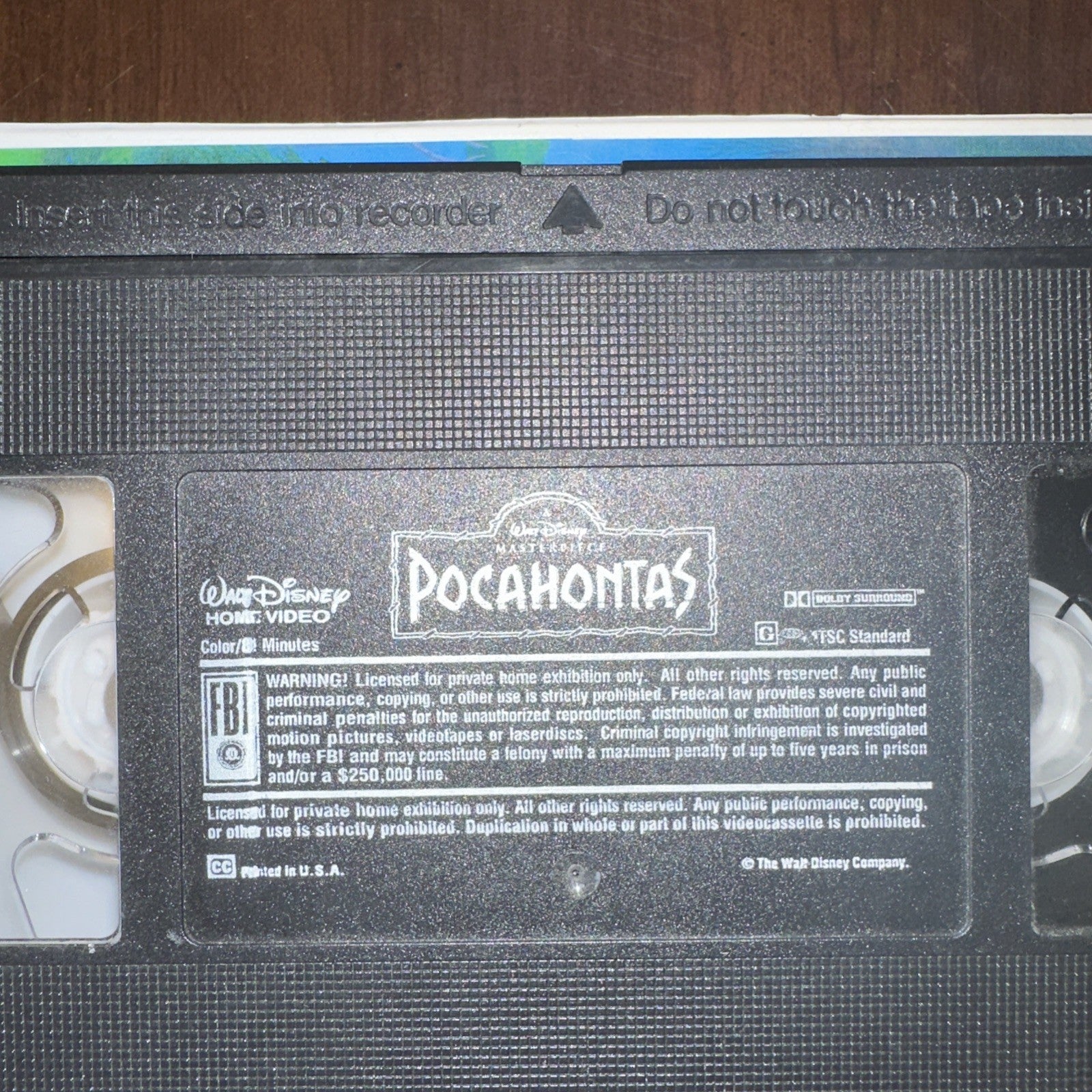 Pocahontas (VHS, 1996)