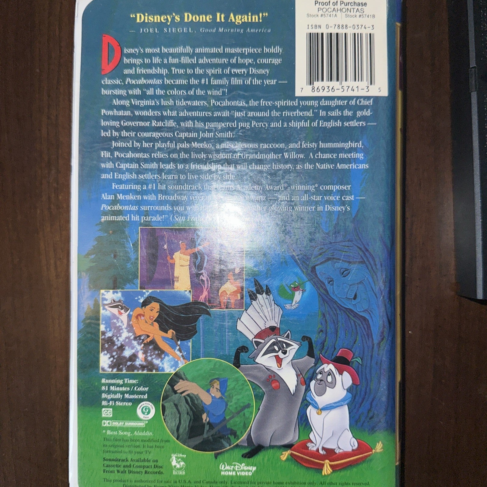 Pocahontas (VHS, 1996)