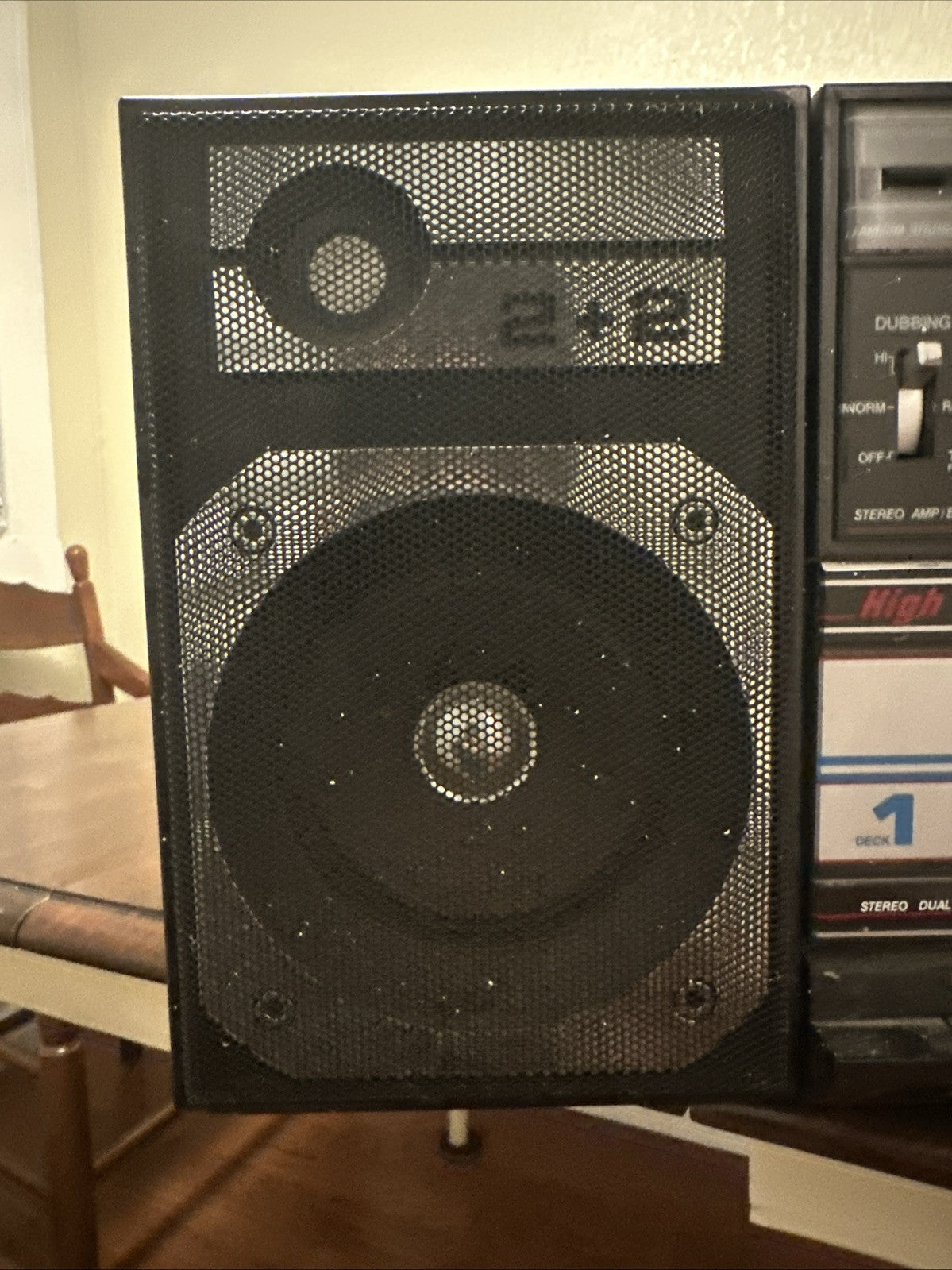 GE 2+2 dual cassette dubbing system model 3-5671A