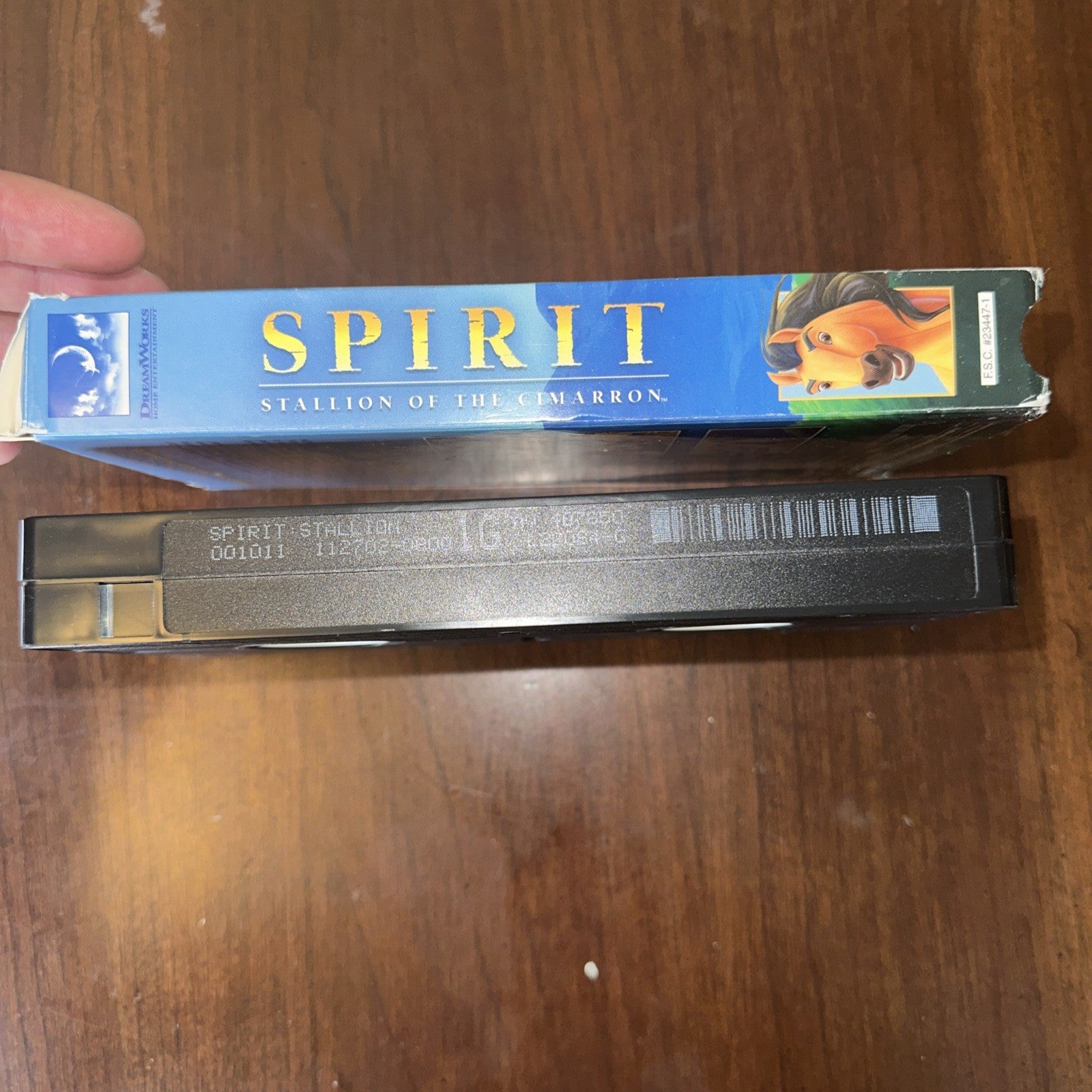 Spirit: Stallion of the Cimarron VHS 2002 Clamshell