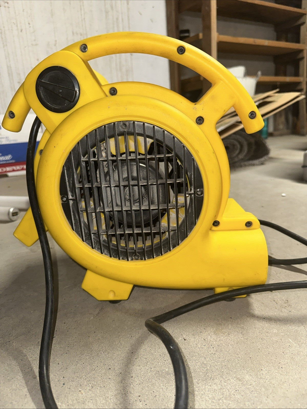 DAYTON Portable Blower/Dryer: 500 cfm, Multi-Directional, 3 Speeds, 1/4 Hp, 120V