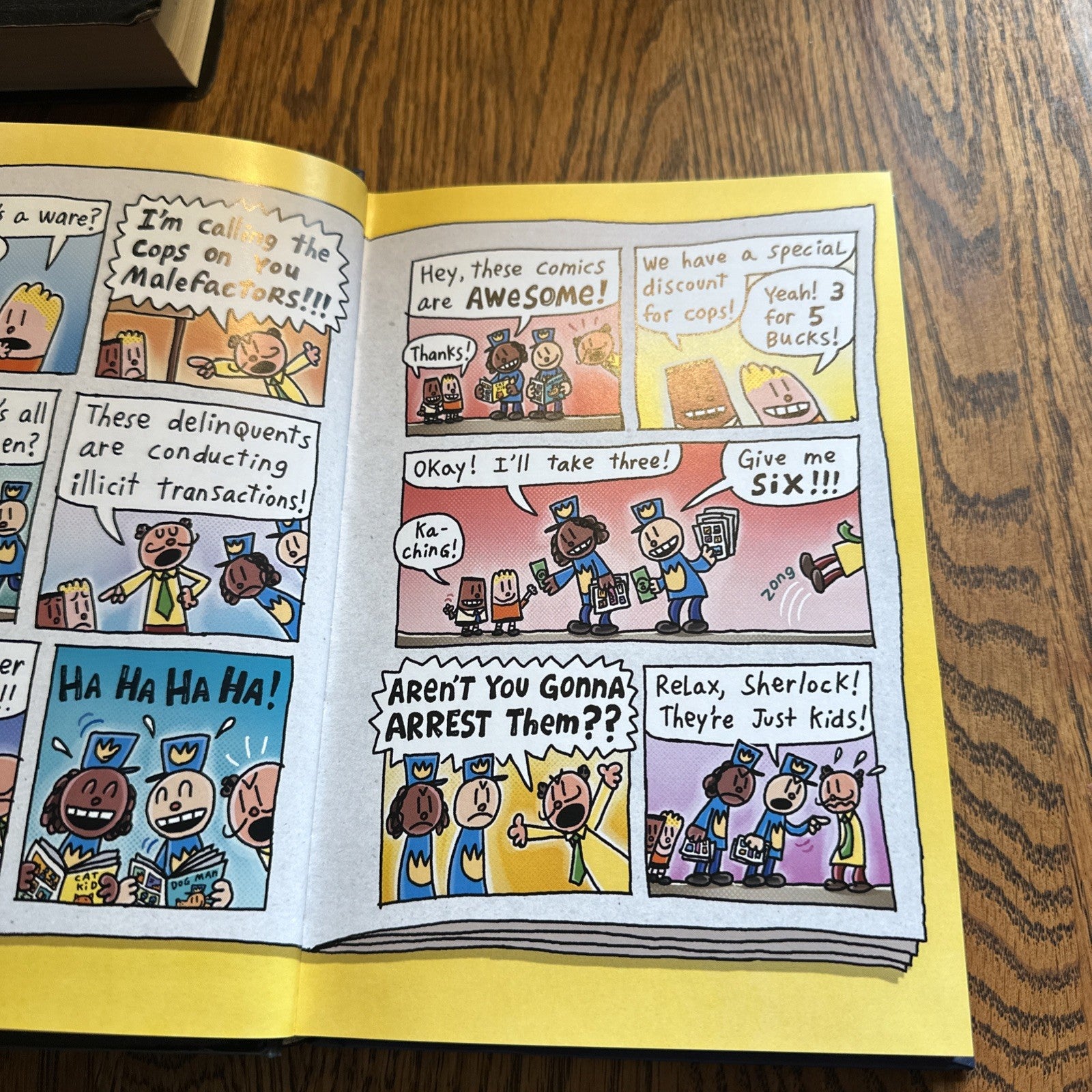 Dog Man Comic Book Grime And Punishment Dav Pilkey Hardcover