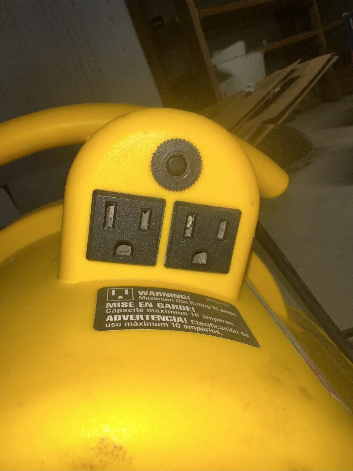 DAYTON Portable Blower/Dryer: 500 cfm, Multi-Directional, 3 Speeds, 1/4 Hp, 120V