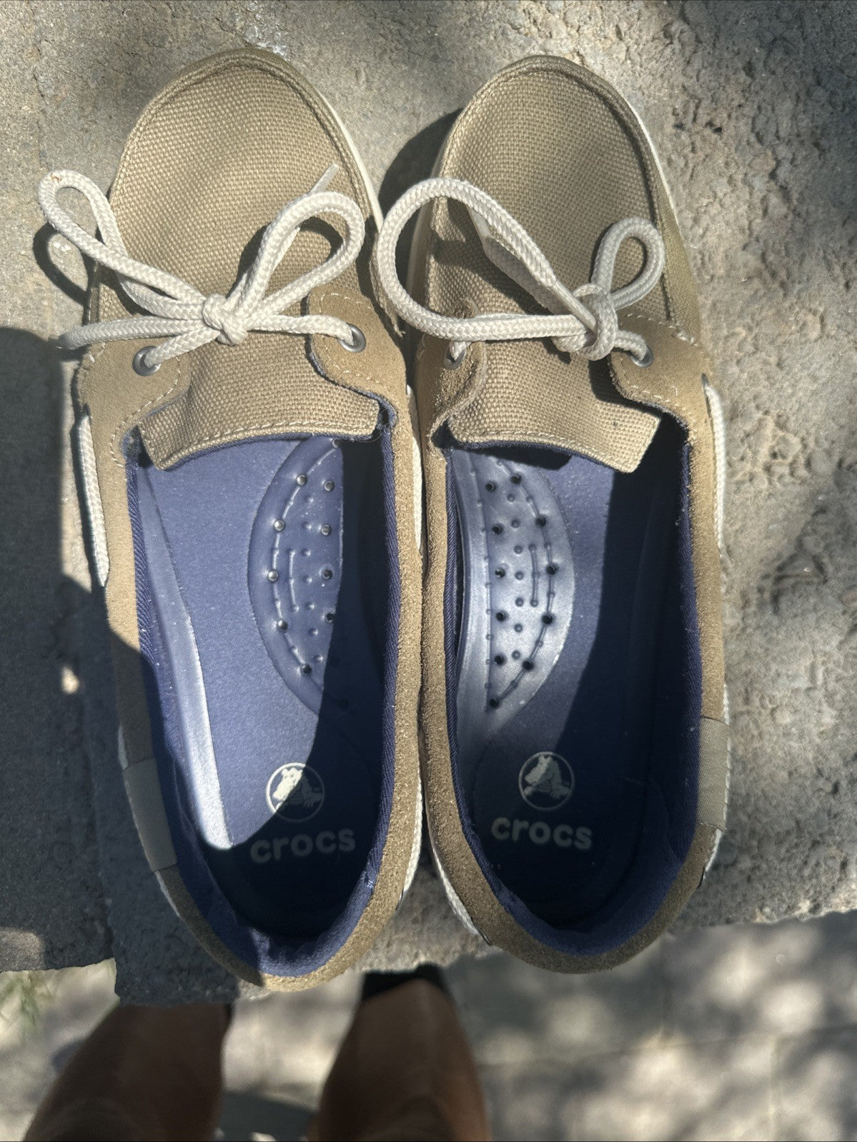 Crocs Santa Cruz Loafers Slip-On Shoes - Women’s Size 6 (W6) - Kids Size 5